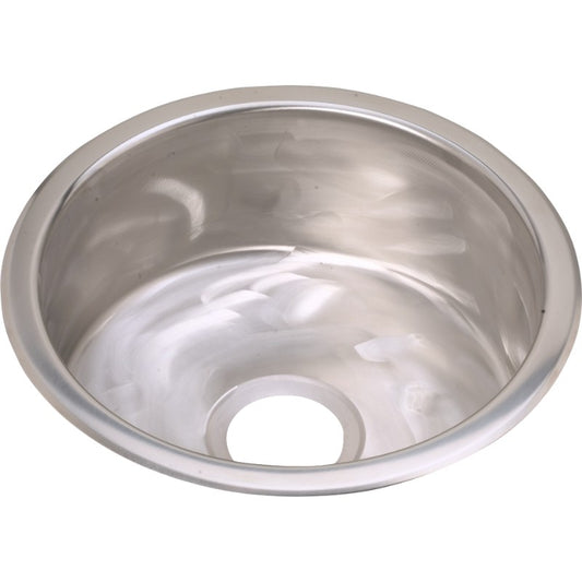 16.38" x 16.38" x 7" Stainless Steel Single-Basin Dual-Mount Kitchen Sink with Rugged Texture