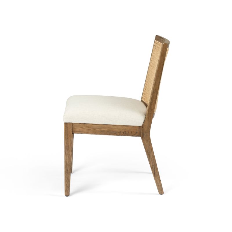 Antonia Dining Chair in Light Natural Cane (22.25' x 23.5' x 33')