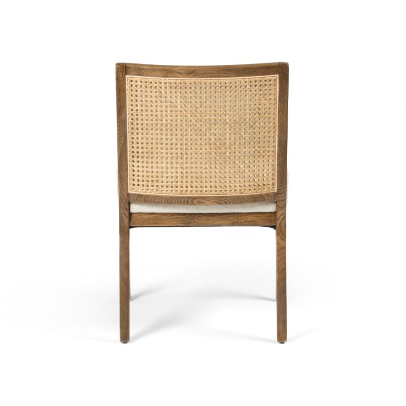 Antonia Dining Chair in Light Natural Cane (22.25' x 23.5' x 33')