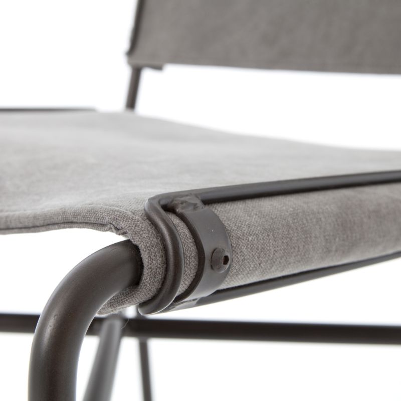 Wharton Counter Stool in Stonewash Grey (20.5' x 23.5' x 40')