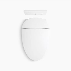 Veil Elongated Wall-Hung Dual-Flush Toilet in White