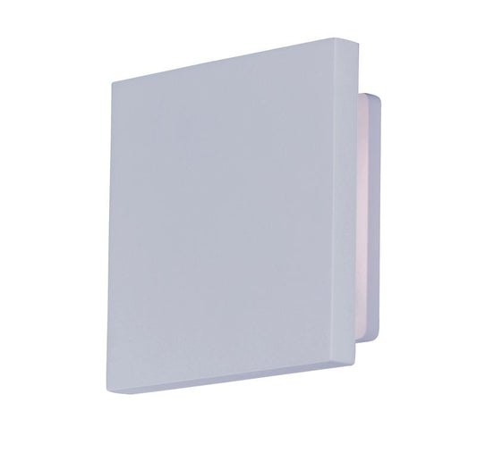 Alumilux Sconce 6" Single Light Square Outdoor Wall Mount in White