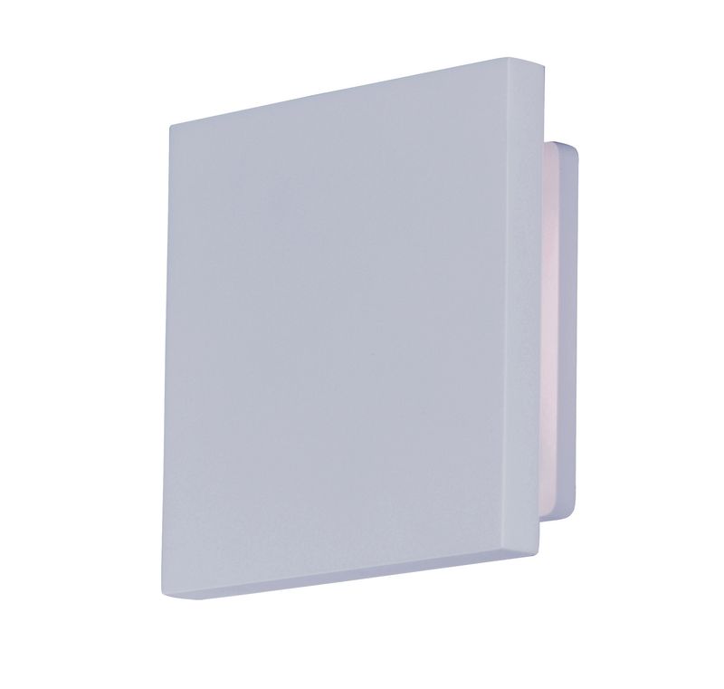 Alumilux Sconce 6' Single Light Square Outdoor Wall Mount in White