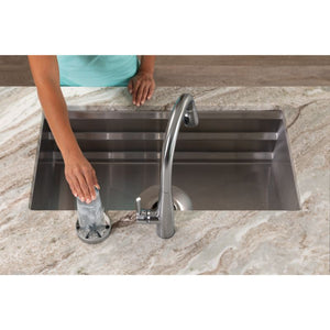 Glass Rinser Kitchen Faucet in Arctic Stainless