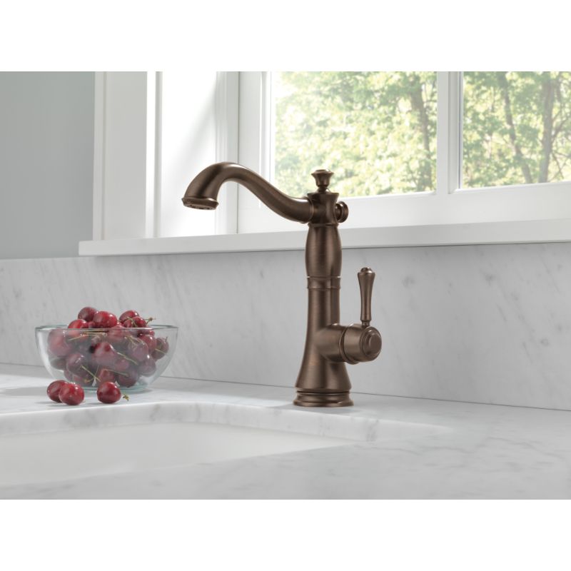 Cassidy Bar Lever Handle Kitchen Faucet in Venetian Bronze