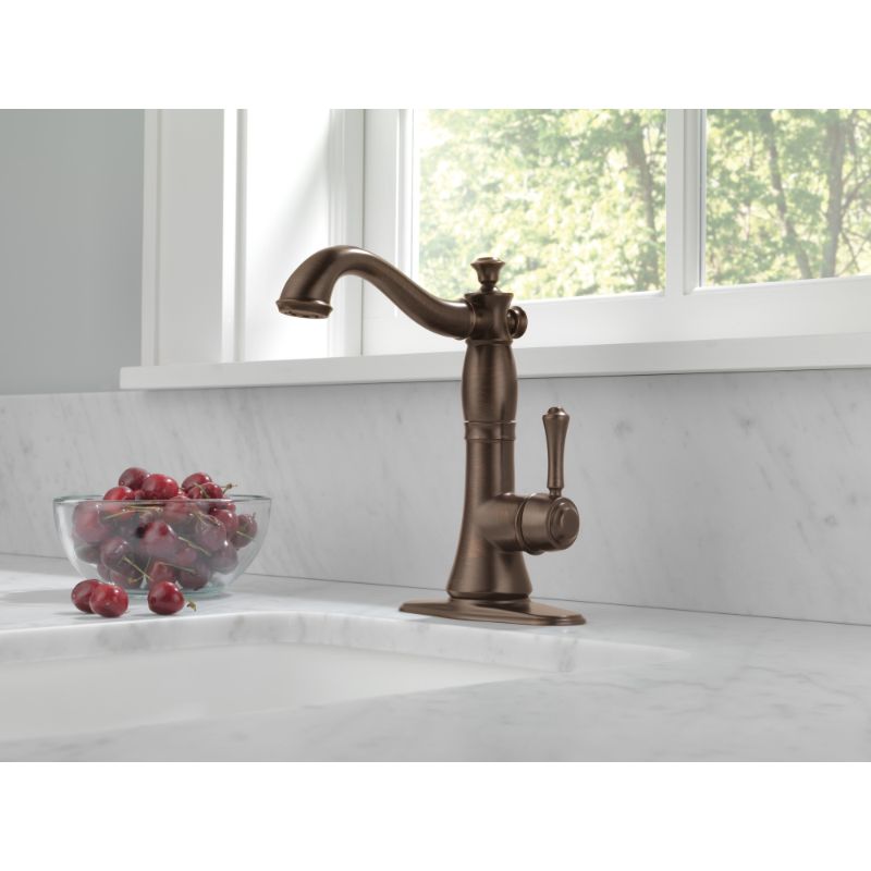Cassidy Bar Lever Handle Kitchen Faucet in Venetian Bronze