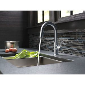 Trinsic Bar Kitchen Faucet in Arctic Stainless 1.8 gpm