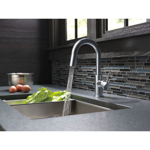 Trinsic Bar Kitchen Faucet in Arctic Stainless 1.8 gpm
