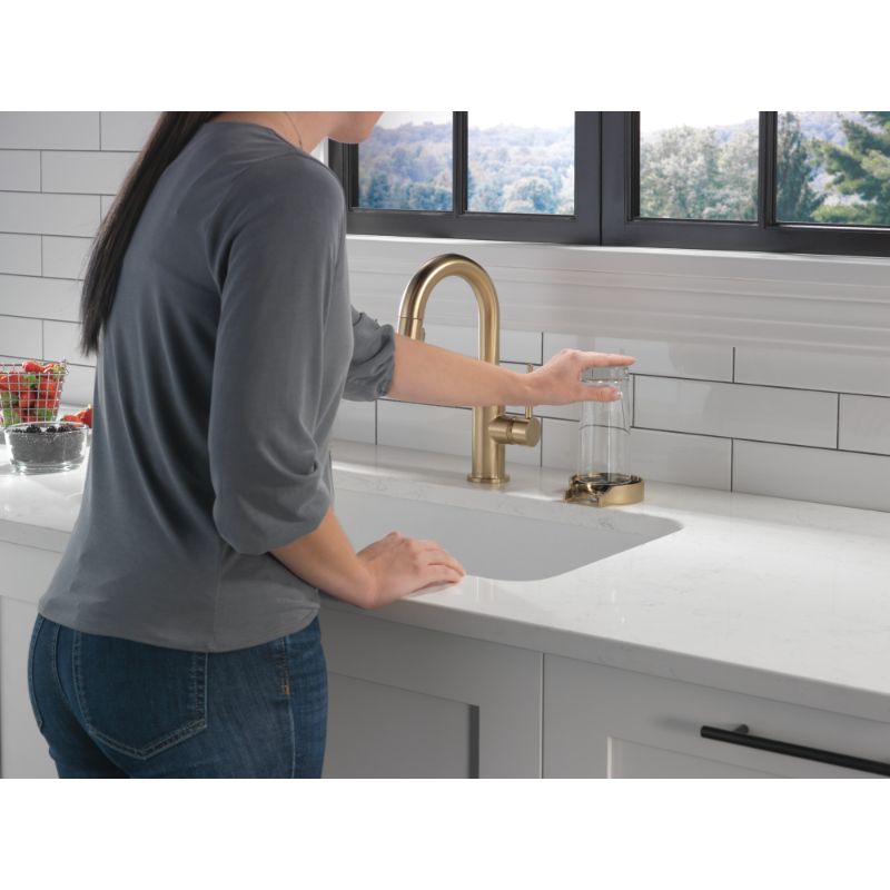 Trinsic Bar Kitchen Faucet in Champagne Bronze 1.8 gpm