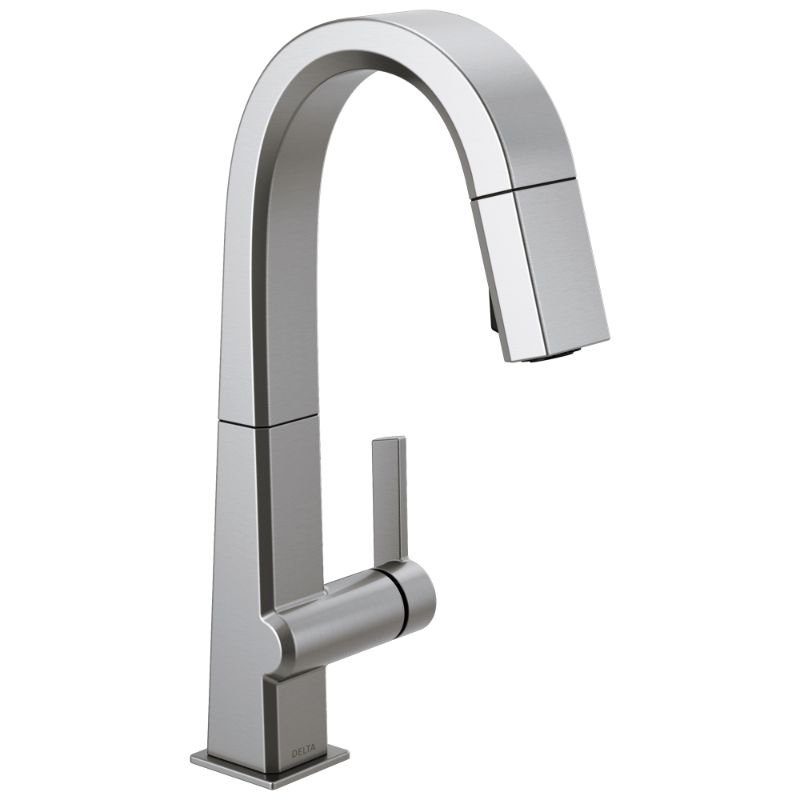 Pivotal Bar Kitchen Faucet in Arctic Stainless