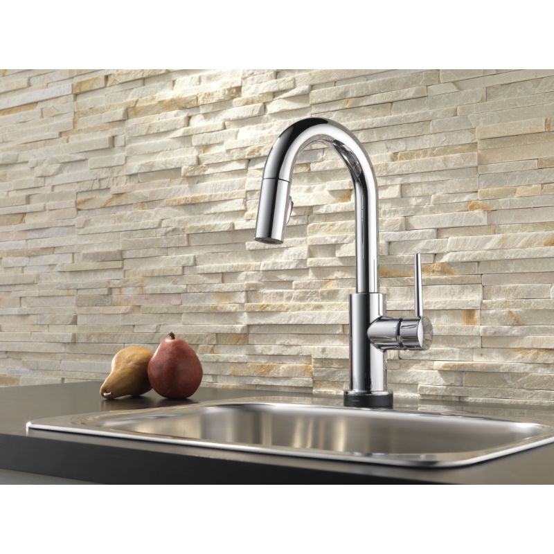 Trinsic Bar Kitchen Faucet in Chrome with Touch Control