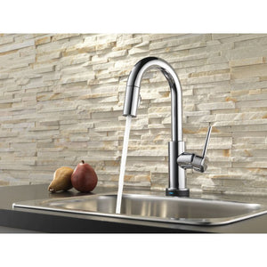 Trinsic Bar Kitchen Faucet in Chrome with Touch Control