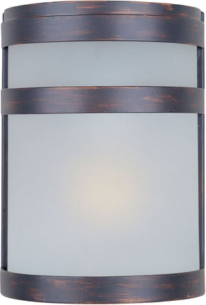 Arc 6.5' Single Light Outdoor Wall Sconce in Oil Rubbed Bronze