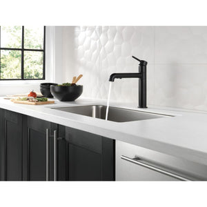 Trinsic Pull-Out Kitchen Faucet in Matte Black