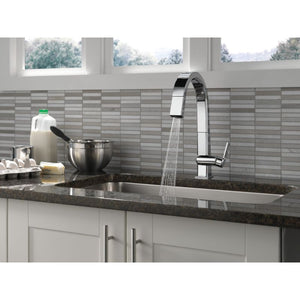 Pivotal Pull-Down Kitchen Faucet in Chrome