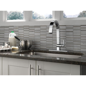 Pivotal Pull-Down Kitchen Faucet in Chrome