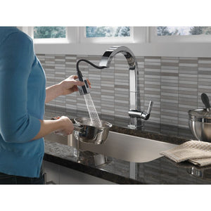 Pivotal Pull-Down Kitchen Faucet in Chrome
