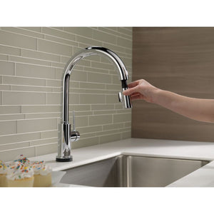 Trinsic Pull-Down Kitchen Faucet in Chrome with Touch Control