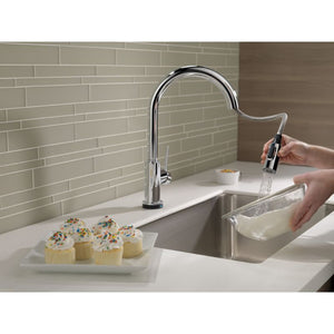 Trinsic Pull-Down Kitchen Faucet in Chrome with Touch Control