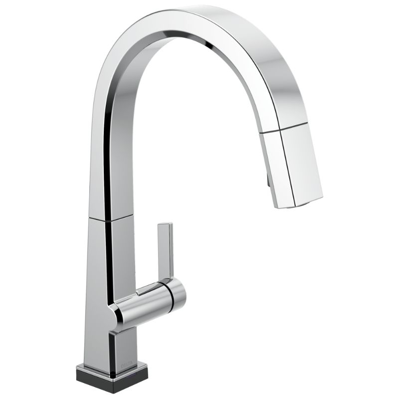 Pivotal Pull-Down Kitchen Faucet in Chrome with Touch Control