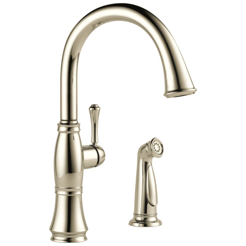 Cassidy Single-Handle Kitchen Faucet in Polished Nickel