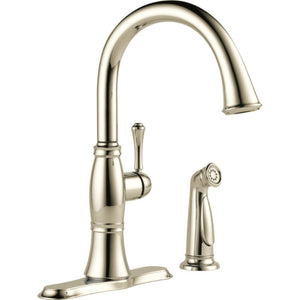 Cassidy Single-Handle Kitchen Faucet in Polished Nickel