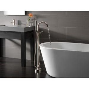 Trinsic Single-Handle Freestanding Roman Tub Filler in Stainless