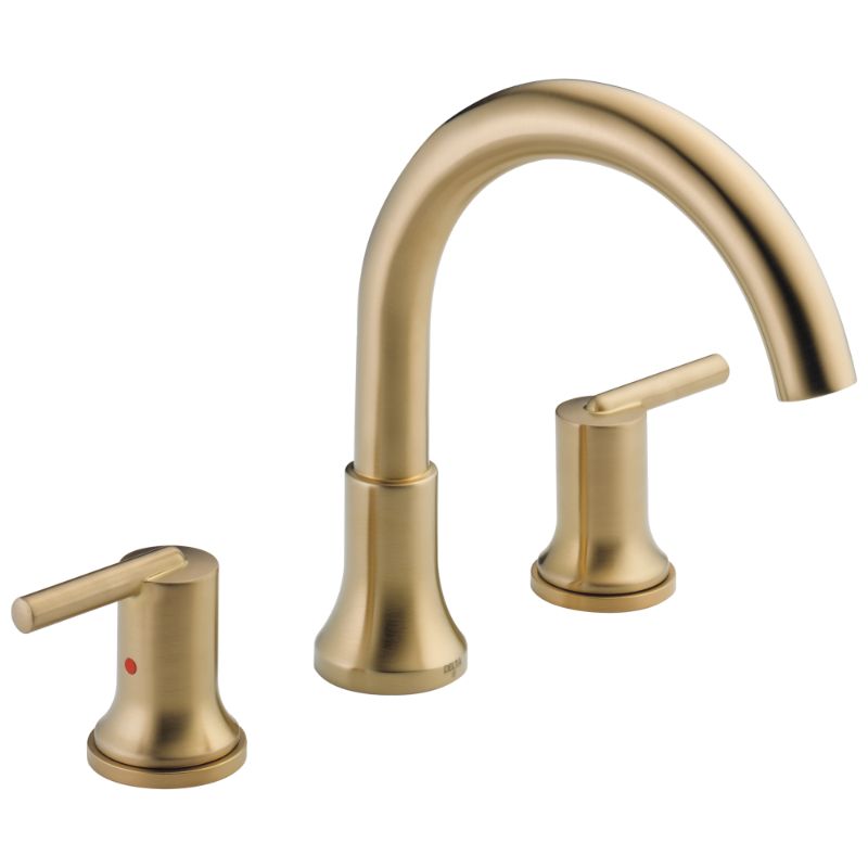 Trinsic Two-Handle Roman Tub Faucet in Champagne Bronze