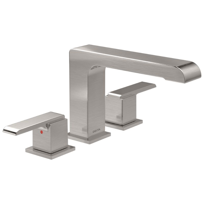 Ara Two-Handle Roman Tub Faucet in Stainless