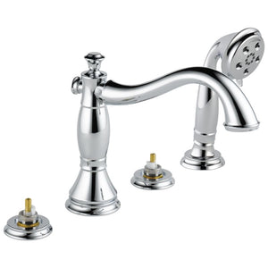 Cassidy Roman Tub Faucet in Chrome - Less Handle