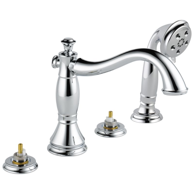 Cassidy Roman Tub Faucet in Chrome - Less Handle