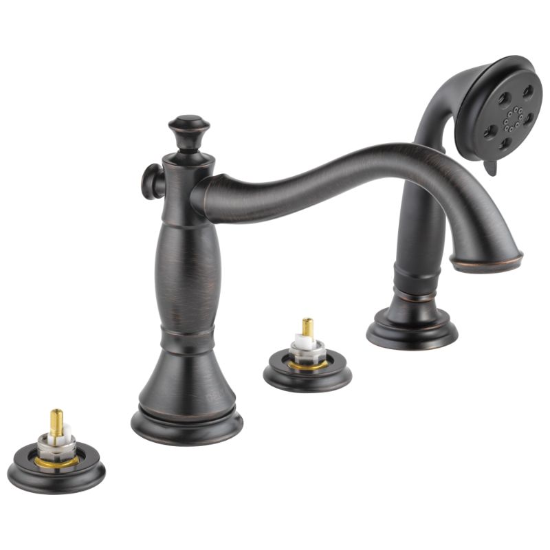 Cassidy Roman Tub Faucet in Venetian Bronze - Less Handle