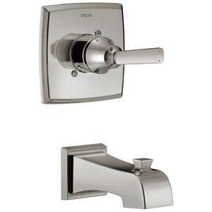 Ashlyn Single-Handle Shower Trim Tub Spout Faucet in Stainless