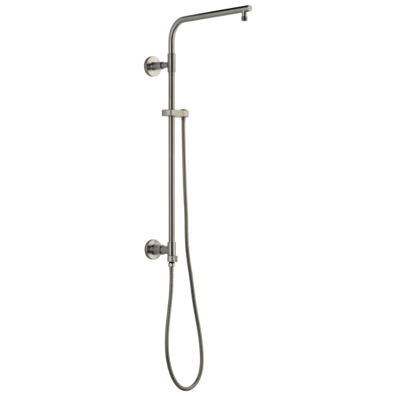 Universal Showering Components Round Shower Column in Stainless