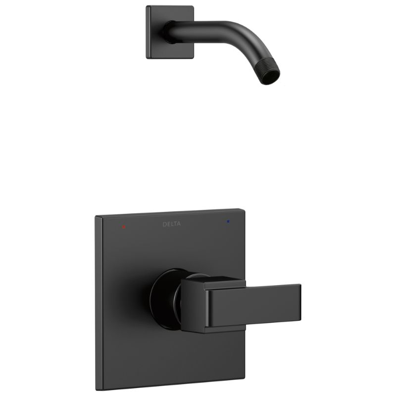 Ara Single-Handle Shower Arm Shower Trim in Matte Black