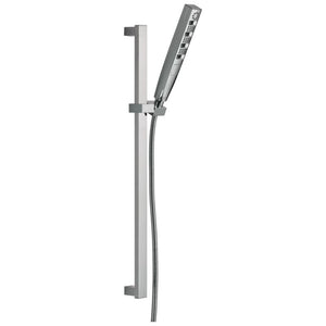 Universal Showering Components Contemporary Hand Shower Faucet in Chrome with Slide Bar