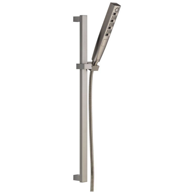 Universal Showering Components Contemportary Hand Shower Faucet in Stainless with Slide Bar