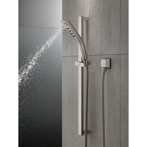 Universal Showering Components 26.94' Hand Shower Faucet in Stainless with Slide Bar - 3 Spray Settings