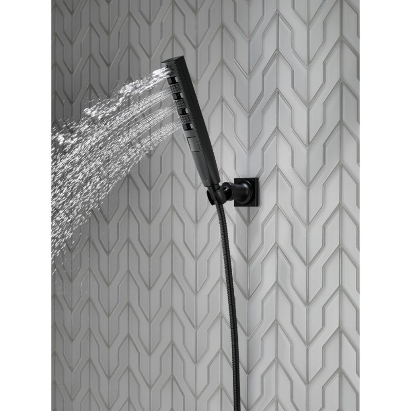 Universal Showering Components Contemporary Hand Shower Faucet in Matte Black