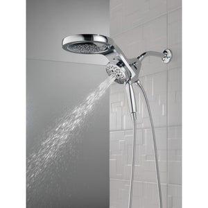 Universal Showering Components 2.5 gpm Showerhead in Chrome - Pull Down Hand Shower
