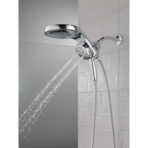Universal Showering Components 2.5 gpm Showerhead in Chrome - Pull Down Hand Shower