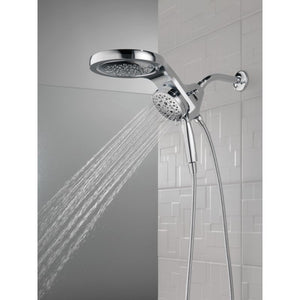 Universal Showering Components 2.5 gpm Showerhead in Chrome - Pull Down Hand Shower