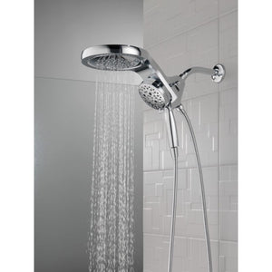 Universal Showering Components 2.5 gpm Showerhead in Chrome - Pull Down Hand Shower