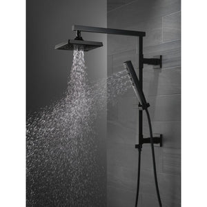 Universal Showering Components Hand Shower Faucet in Matte Black - 4 Spray Settings