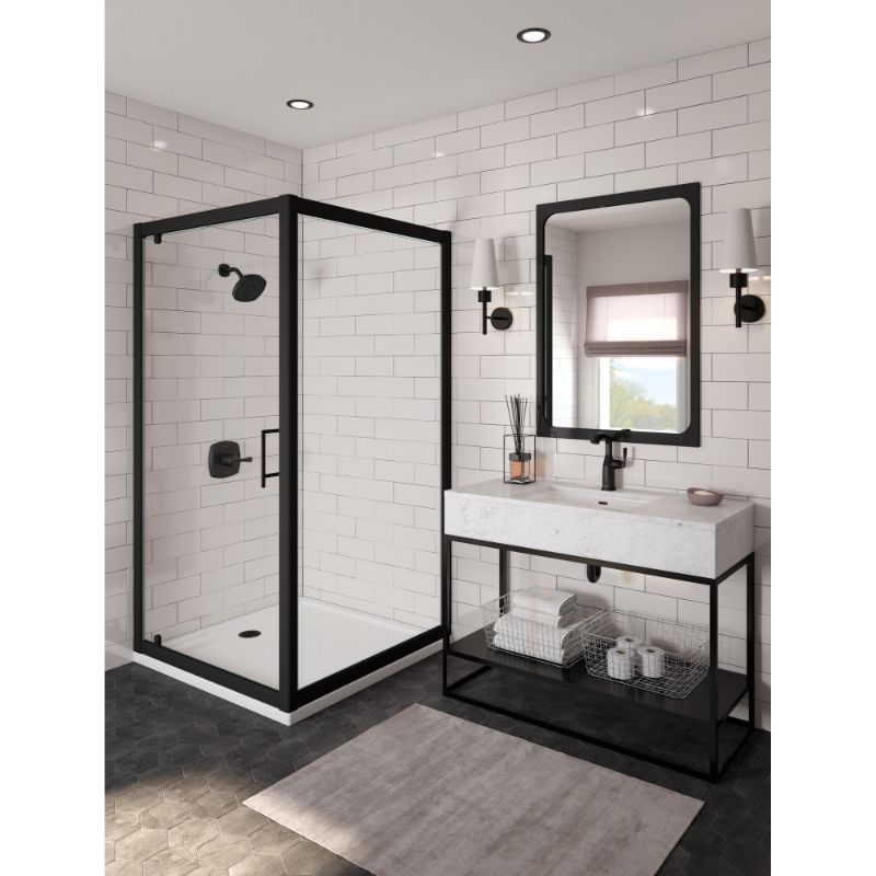 Stryke Single-Handle Shower Only Faucet in Matte Black