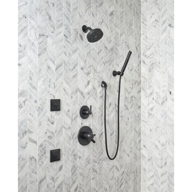 Trinsic Single-Handle Shower Only Faucet in Matte Black with Volume & Temperature Control