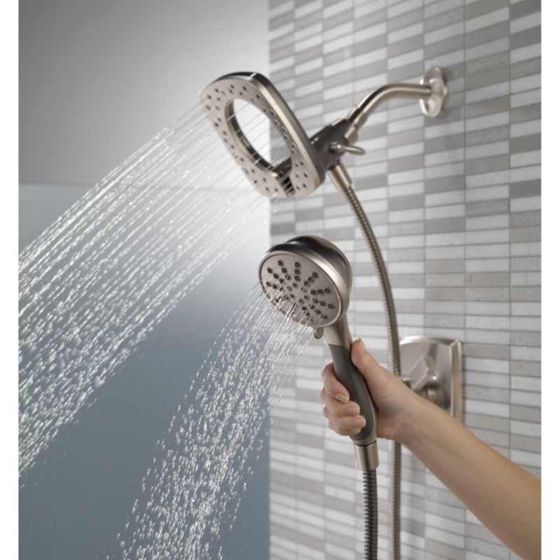 Ashlyn Single-Handle Shower Only Faucet in Stainless - Pull Down Hand Shower