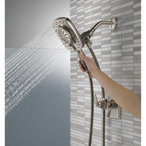 Ashlyn Single-Handle Shower Only Faucet in Stainless - Pull Down Hand Shower