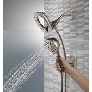 Ashlyn Single-Handle Shower Only Faucet in Stainless - Pull Down Hand Shower