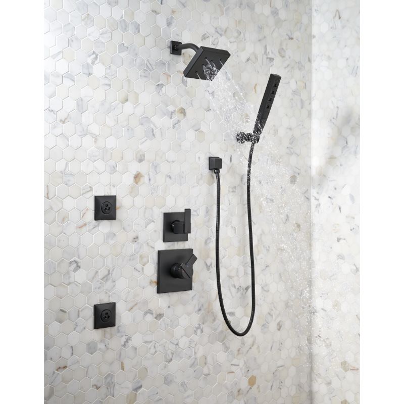 Ara Single-Handle Shower Only Faucet in Matte Black with Volume & Temperature Control